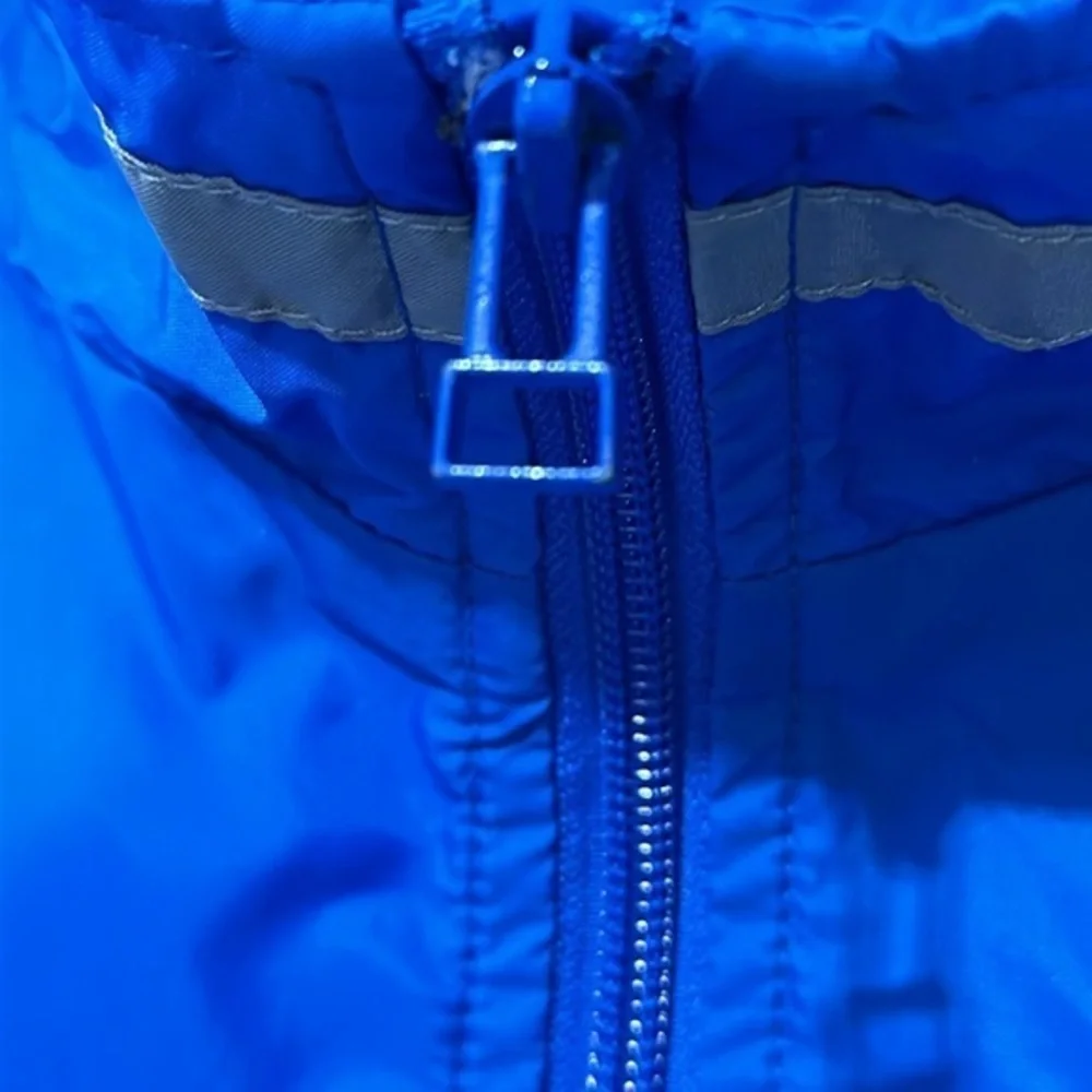 Vintage 90s Nike Blue Rain Jacket Windbreaker Zip Up RN56323 CA05553 Youth 14/16